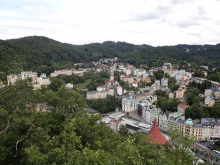 Townscape  in Czech Karlovy Vary