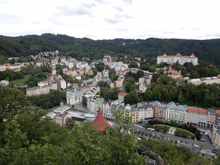 Townscape  in Czech Karlovy Vary