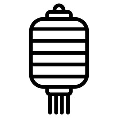 Chinese Latern Vector Graphic Icon for Chinese New Year.