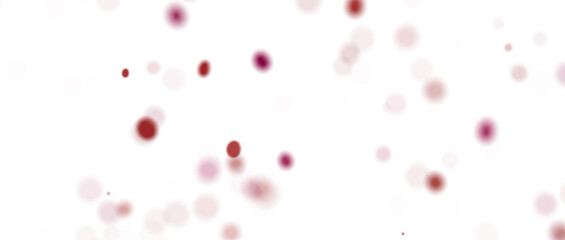 3d confetti png. red confetti falls from the sky.