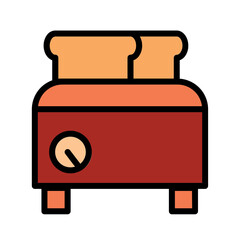 Bread Cooking Food Filled Outline Icon