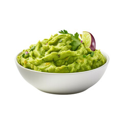Obraz premium Guacamole isolated on transparent background