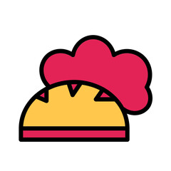Food Handmade Breads Filled Outline Icon