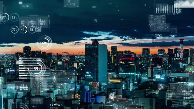 現代都市と統計データ