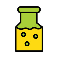 Biological Chemistry Laboratory Filled Outline Icon