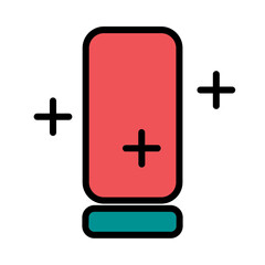 Fototapeta premium Balm Beauty Care Filled Outline Icon