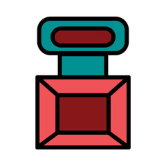 Beauty Bottle Care Filled Outline Icon