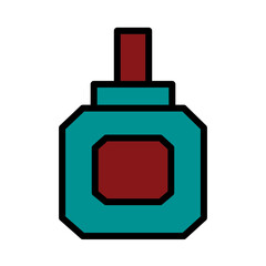 Spray Perfume Liquid Filled Outline Icon