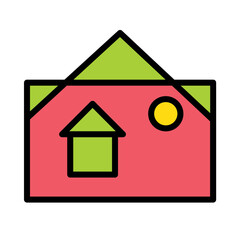 Art Design Paint Filled Outline Icon