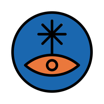 Asteroid Astraea Astro Filled Outline Icon