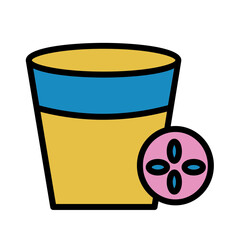 Diet Fruits Healthy Filled Outline Icon