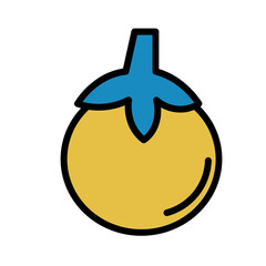 Tomato Healthy Food Filled Outline Icon