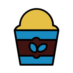 Diet Food Health Filled Outline Icon