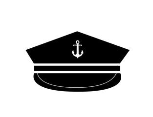 Marines Hat's Vector Illustration Isolated on White