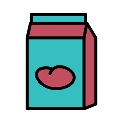 Diet Food Fresh Filled Outline Icon