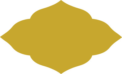 Collection of oriental-style Islamic
 windows and arches with modern boho design,
 moon, mosque dome 