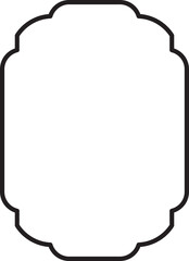 Collection of oriental style Islamic windows and arches with modern boho design, moon, mosque dome and lanterns