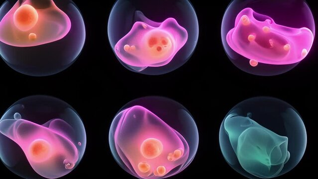 A series of beforeandafter images demonstrating the transformative effects of hormonal changes on the physical characteristics of a developing embryo.