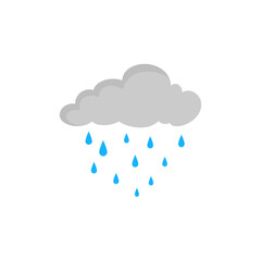 cloud sky with rain drops