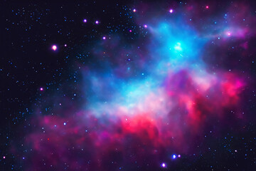 Fototapeta na wymiar nebula space background