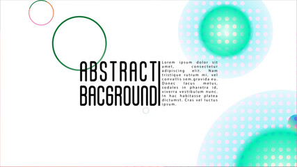 Vector Futuristic Background with Gradient Mesh Holographic Circles. Hipster Graphic Template Design with Lines, Dots, Round Shapes. Dynamic Style for your Business Brochure.