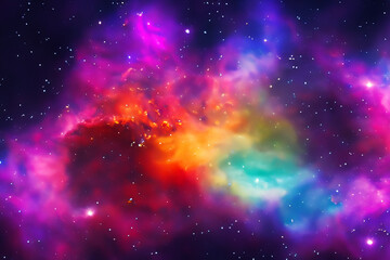 Fototapeta na wymiar nebula space background