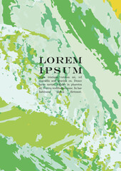 Brush paint Vector Background Templates Set. Hand Painted Artwork Page Collection. Good for Cover, Invitation, Banner, Placard, Brochure, Poster, Card, Flyer and other.