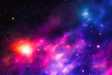 Fototapeta premium nebula space background