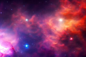 Fototapeta premium nebula space background