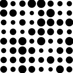 black and white dots