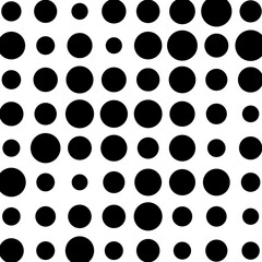 black and white dots