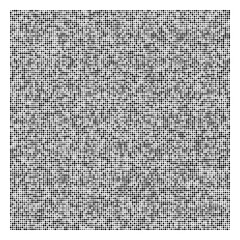 black and white dots