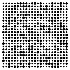 black and white dots