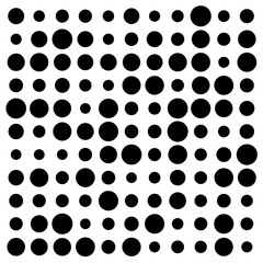 black and white circles