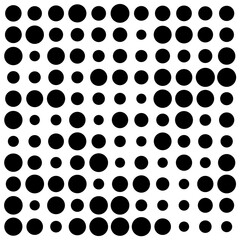 black and white circles