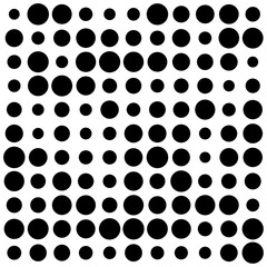 black and white circles