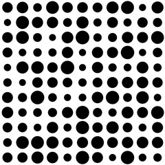 black and white circles
