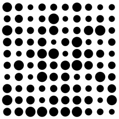 black and white circles