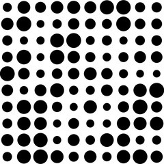 black and white circles