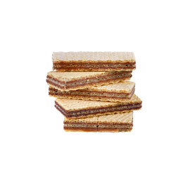 sweet wafer cream  chocolate  on transparent png