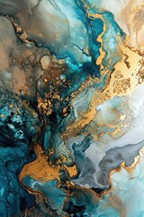 Abstract art with different patterns in oil canvas, compositions, design, created with AI