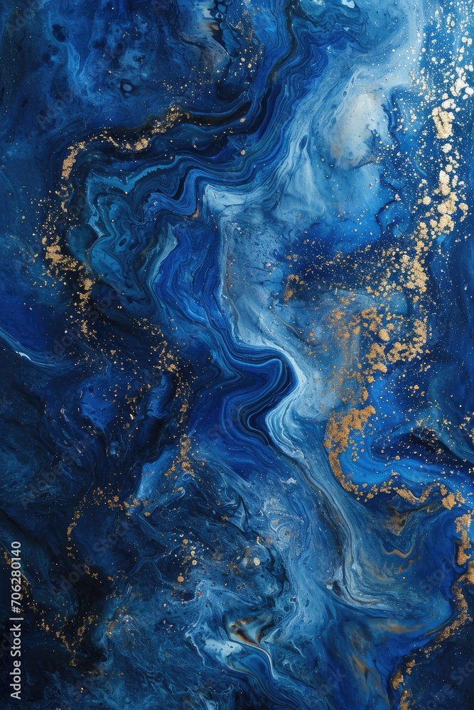 Wall mural abstract art with different patterns in oil canvas, compositions, design, created with ai