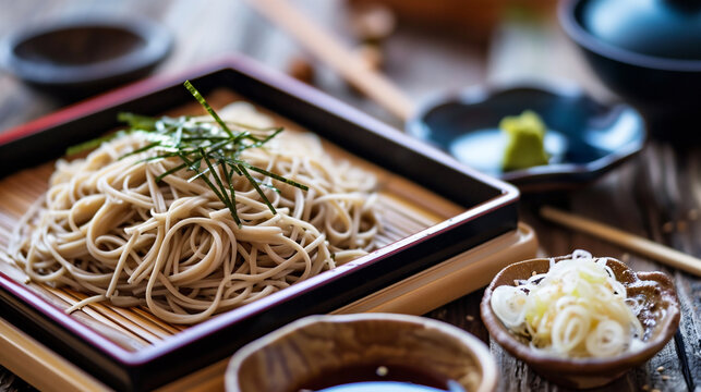 日本のざる蕎麦