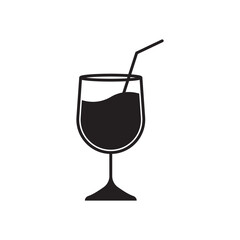 cocktail icon vector
