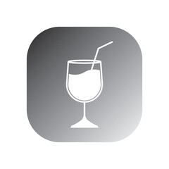 cocktail icon vector