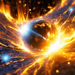 Obraz premium Fire Meets Ice