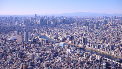 東京スカイツリーから見た街並み © Tozawa