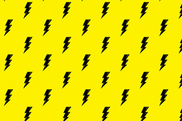 thunder flash lightning abstract arrow geometric style seamless pattern template background wallpaper design - obrazy, fototapety, plakaty