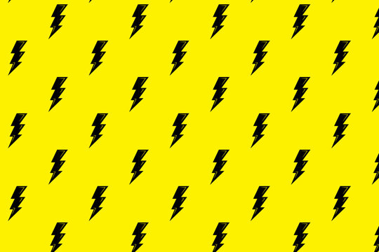 thunder flash lightning abstract arrow geometric style seamless pattern template background wallpaper design