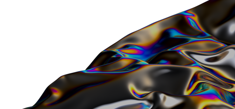 Chromatic Fusion: Where Colors Converge in a 3D Background